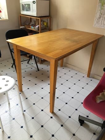 木头桌子25美元，wooden table--$25 1
