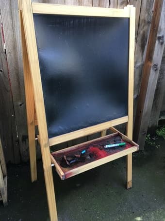 宜家黑板5美元。IKEA blackboard $5 1