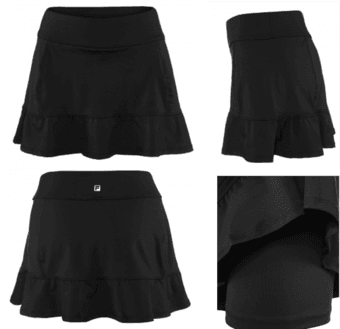Fila Foundation Ruffle Bottom Tennis Skirt XS NWT $30 1
