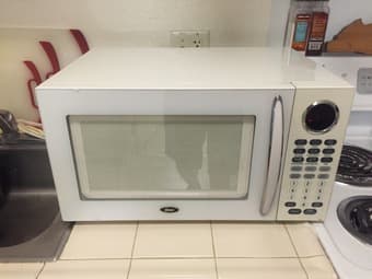 Microwave for sale! 50% off, asking $50, negotiable 1