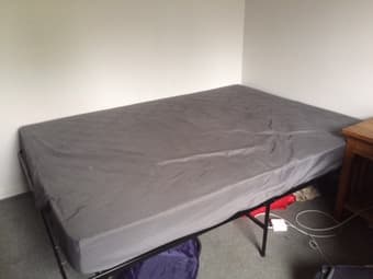 Full size bed, barely used! 100$ 2