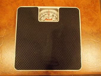 IKEA bathroom scale $2, IKEA wall clock $3 1