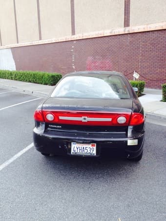 Black Chevrolet Cavalier 2003 (101700 miles), new tires, 1800$ 1
