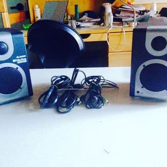 alesis m1 active 320 studio monitor speakers (pair) 3