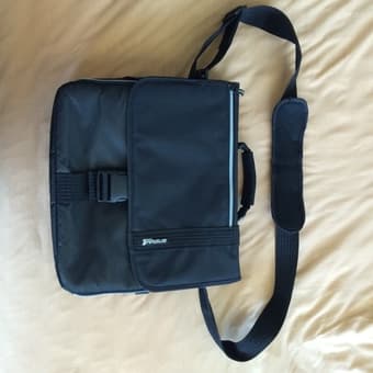 Targus laptop messenger bag, up to 15.4 inch laptop - $15 1