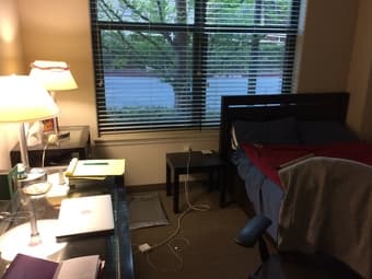 $1425/Month; One bedroom in Munger Quad; June 4-Sep. 24 1
