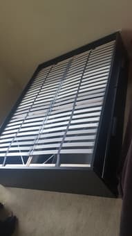 ikea bed. Model (brimnes) size full $180.00 1