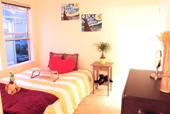Short term private bedrooms are available, near by google, Stanford! 1