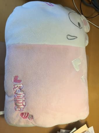 Cute rabbit pillow, $2 1
