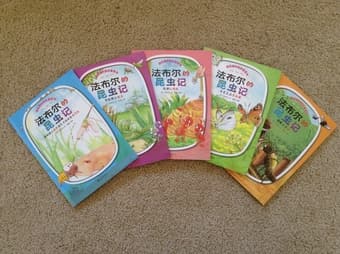 Fabre's Book of Insects series (set of 5 books) Chinese Ed 1
