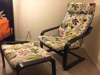 Poang chair + Footstool 80$ 2