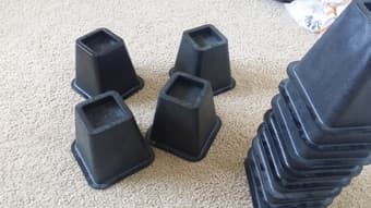 Bed risers-$5 per set 2