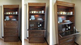 Hutch/Shelf $75 ~ Great quality, solid wood 1