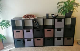 Living room storage system 36 in. x 36 each $80 1