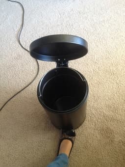 Ikeea black trash can New - $10 2
