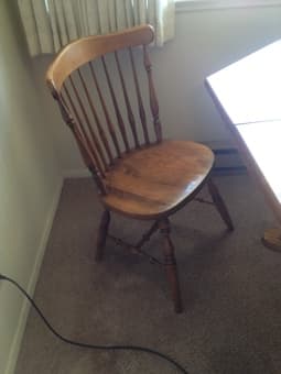 Wooden chairs 4 available - $10 for each 1