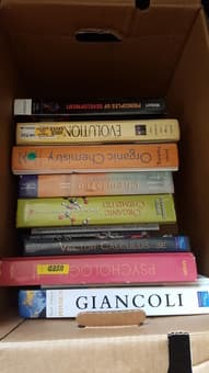 Super cheap bio/chem books - moving out sale 1