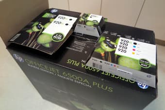 HP Officejet 6500A Plus e-All-in-One + new ink cartridges $160 3