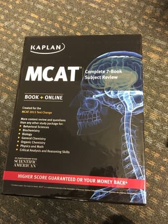Kaplan new MCAT 7 Subject Review and High Yield Problem Solving Guide 2