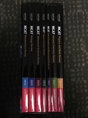 Kaplan new MCAT 7 Subject Review and High Yield Problem Solving Guide 3