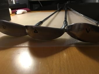 3 golf clubs, $10 or BO 1