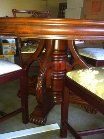SALE: Elegant dining table with 4 chairs - $350 OBO 2