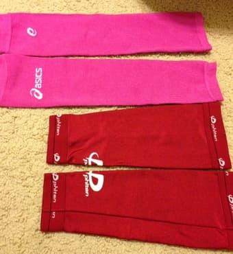 lululemon water bottle/arm warmer for running 2