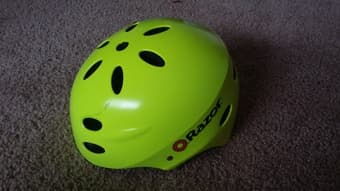 Kids helmet+protection gear-$8 1