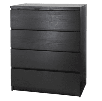 IKEA 4-DRAWER CHEST FOR SALE, 80$ 1