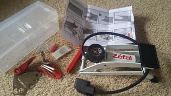 bike pump+repair tools-$10 2