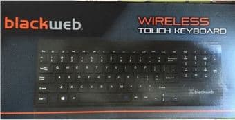 Only $8 - Brand new Blackweb Wireless Touch Keyboard Slim 1