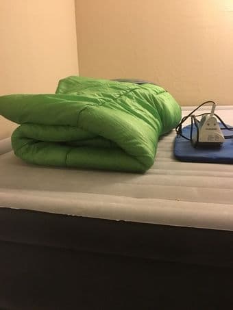 quite New Iron+board $20, air bed $50, sleeping bag $15 in Mtview 1