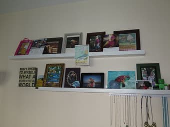 Ikea shelves/photo ledges - $40 (redwood city) 1