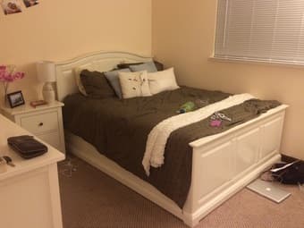 Bed, Dresser, Nightstand: excellent condition - $1200 (redwood city) 2