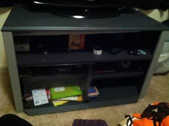 tv stand ($25) and desk ($30) 3