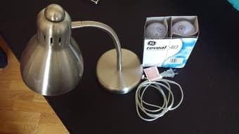 (Selling for $10) Desk Lamp with three bulbs 1