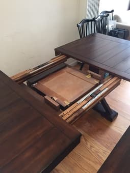 Wooden Dining Table (Expandable!) and Bench FOR SALE - $600 for set 3