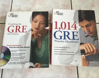 Selling Princeton Review GRE books $4 1