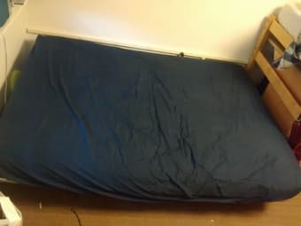 FOR RENT: $10/month large, comfy futon 2