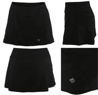NWT Two Tennis Skirt/Skort Black XS 1