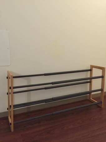 extendable shoe rack ($10) 3