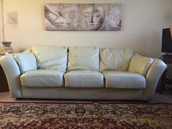 Cream Couch $5 1