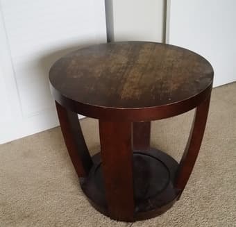 Solid  wood coffee table-$5 1