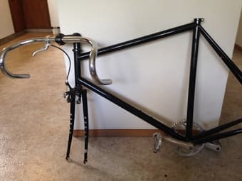 58" Surly single speed frame with crankset, headset, brake - $400 1