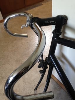 58" Surly single speed frame with crankset, headset, brake - $400 2
