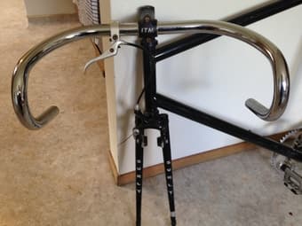 58" Surly single speed frame with crankset, headset, brake - $400 3