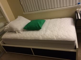 $150 Twin size mattress (Spring Air Heritage, Contessa Eurotop) 2