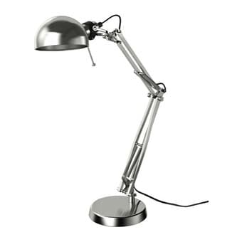 Work lamp nickel plated Ikea – $10.00 1