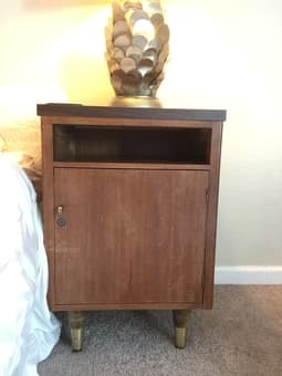 Modern nightstand $75 1