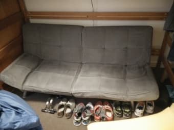 Good Condition Grey Futon for Sale! 1